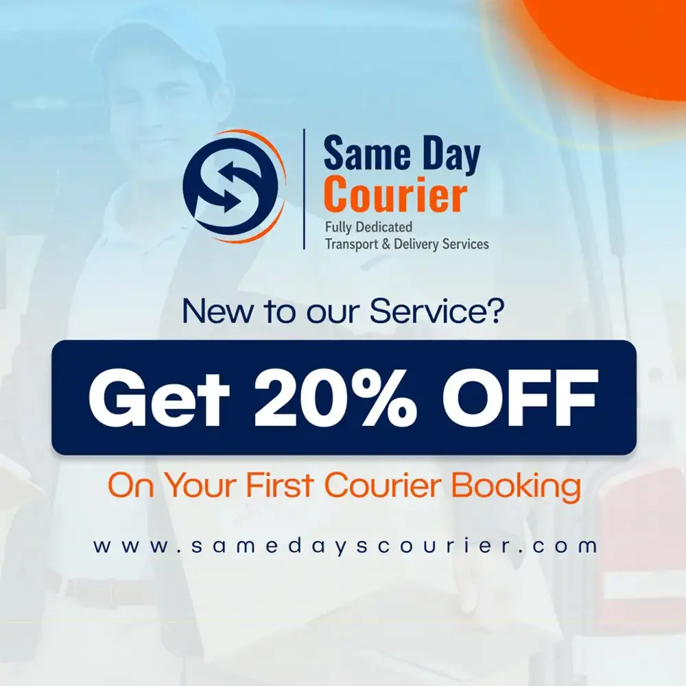 Limited Time 20% OFF on Your 1st Courier